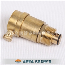 专业供应铜件电镀卧式排气阀自动排气阀铜排气阀