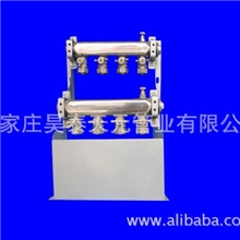 不锈钢双阀分水器2-10路分水器不锈钢分水器地暖分水器