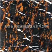 福磊石材供应大量阿富汗黑金花大板、荒料
