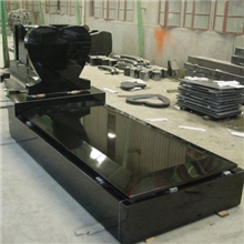 厂i家专业供应优质福鼎黑G684（珍珠黑）黑色花岗岩石材磨光墓碑