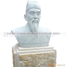 供应人物塑像,真名人头像雕刻,石雕头像,头像雕塑