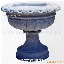 供应石花瓶、花盆、,花岗岩石雕工艺品(图)