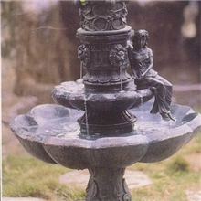 厂家直销定做大理石人物喷泉