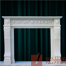 欧式壁炉中式壁炉石材厂家工艺品曲阳石雕宏州