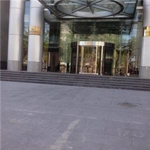 制作安装玻璃门钛金不锈钢门感应门旋转门