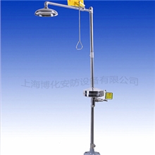 安全淋浴洗眼器+联动翻盖（304）