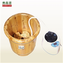 贵森源香柏木脚桶木质桶泡脚桶足浴桶洗脚桶足浴盆加边圆桶