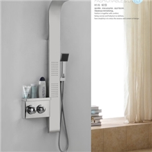 淋浴花洒柱批发高档不锈钢新款花洒厂家提供型号YF-017