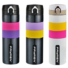 不锈钢真空杯情侣办公茶杯防滑随手杯直身保温杯