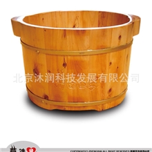 超实惠香柏木豪华雕刻单边双耳足浴盆厂家批发特价套装110元！