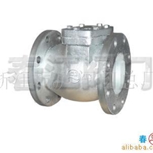 供应铁制法兰旋启式止回阀