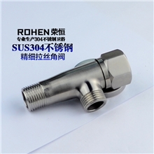 厂家直销304不锈钢精铸三角阀不锈钢加长角阀拉丝精铸角阀