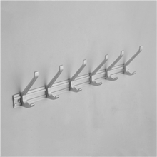 太空铝置物架厂家低价加工批发供应浴室挂件系列衣勾8033