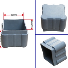 供应钢管梅花方形PE外套皮套护套套脚椅套防滑美观