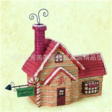 彩绘树脂工艺品商务礼品节日礼品家居摆设喜庆礼品房子29590
