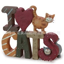 彩绘树脂工艺品商务礼品节日礼品家居摆设喜庆礼品猫80895