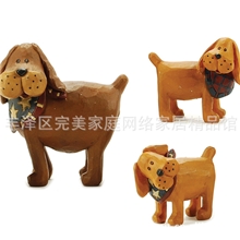 彩绘树脂工艺品商务礼品节日礼品家居摆设喜庆礼品小狗81991