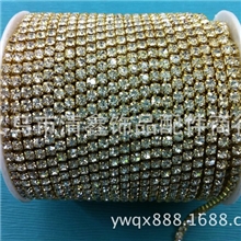 厂家直销SS8#加密水钻爪链爪链镶钻爪链头饰配件批发