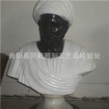 长期供应大理石人头像摆件