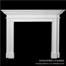 曲阳石雕石雕壁炉大理石汉白玉壁炉英式/法式石材壁炉