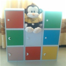 批发零售韩式储物柜收纳柜自由组合书柜小柜子儿童彩色柜