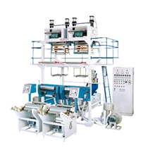 双机头薄膜吹膜机组