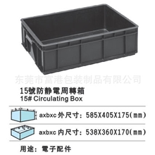 【批发】塑料周转筐|塑料物流箱抗摔防静电多色可选厂家直销