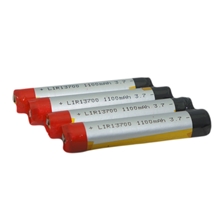 厂家现货供应电子烟锂电池LIR137001100mAh电子烟锂电池3.7V