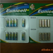 供应12V23A遥控器电池5粒卡装