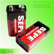 高品质9V电池，6F22电池