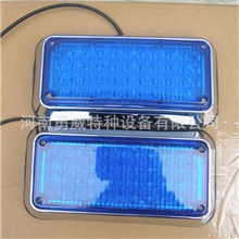 一拖二岗亭警示爆闪灯|12V红蓝汽车电动车爆闪灯|救护车警示灯