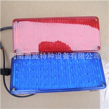 岗亭警示灯12V工程车尾|全黄LED警示灯一拖二闪光警示灯爆闪灯