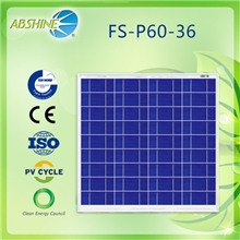 60W多晶硅太阳能电池板光伏板发电板太阳能板