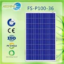 100W多晶太阳能电池板组件光伏组件发电板太阳能板