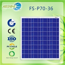 70W多晶/单晶太阳能电池板光伏板发电板太阳能板