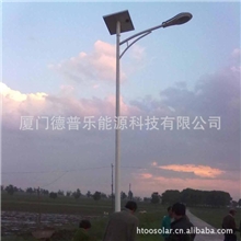 供应LED双灯头太阳能庭院灯