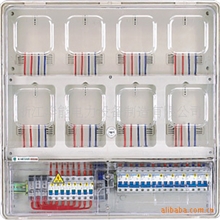 电表箱,pc透明单相八位机械式电表箱,塑料pc透明电表箱