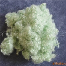 供应15D有硅再生绿色中空纤维