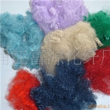 红色，黄色等各色涤纶短纤