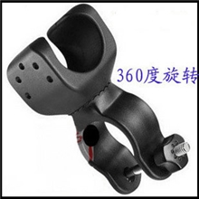 供应大量360度旋转车夹手电筒夹子自行车夹子车夹自行车灯架