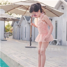 2013儿童新款韩国蕾丝蓬蓬纱连体女童泳衣宝宝泳装婴儿可选码