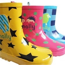 【特价跑量】smally韩版儿童雨鞋雨靴现货批发水鞋男童女童雨鞋