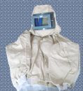 喷砂服，喷砂房用防护服，移动式喷砂机工作人员佩戴