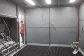 厂价直销喷砂房人机界面控制方式喷砂房气力回收式喷砂房