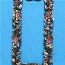 泰国绿叶金色五瓣花镜框