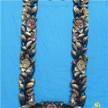 泰国绿叶金色五瓣花镜框