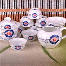 陶瓷茶具批发提供茶杯套装12头龙福茶具套装功夫茶套装