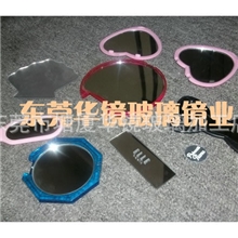 大量生产化妆玻璃镜子圆形玻璃镜单面玻璃镜加工