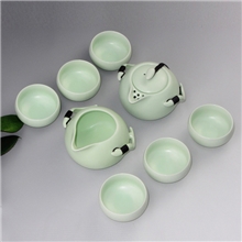 厂家直销整套陶瓷茶壶功夫茶具套装汝窑茶杯茶海茶盘定窑配件