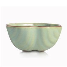 茶具品茗杯汝窑茶具蝉翼开片可养高档正品汝瓷茶杯批发